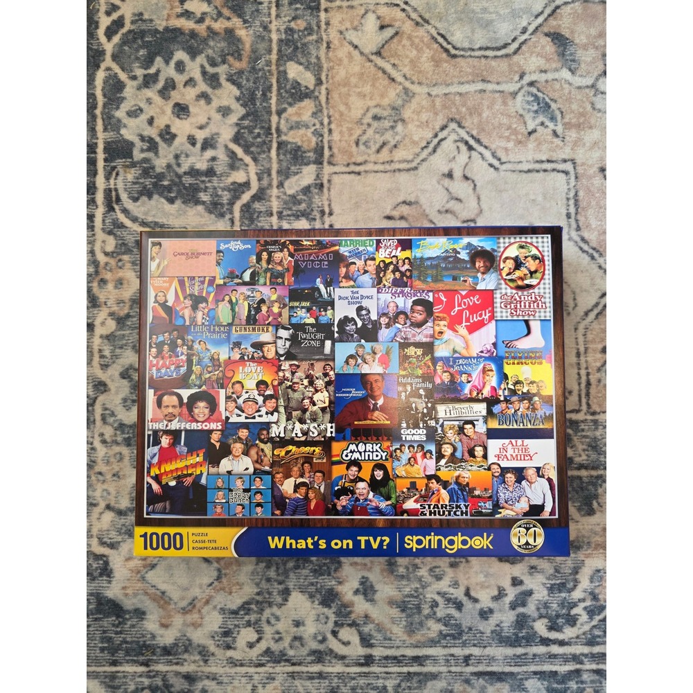 Springbok What's On TV 1000 Piece Jigsaw Puzzle